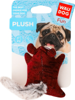 Іграшка д/собак Fun Plush Білка трикотаж 4*9см WauDog