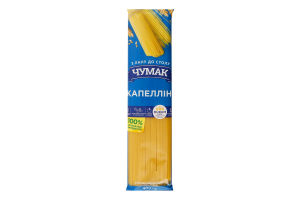 Изделия макаронные класс экстра группа А Капеллини Чумак м/у 400г