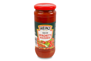 Соус для спагетти пастеризованный Болоньезе Heinz c/б 480г