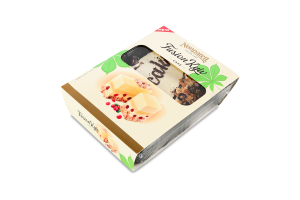 Торт повітряно-бісквітний Київський Ф'южн з журавлиною Nonpareil лоток 550г