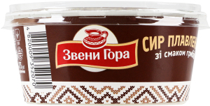 Сыр плавленый 50% пастообразный со вкусом грибов Звени Гора ст 175г