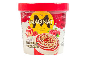 Морозиво Малинова панакота Magnat ст 350г
