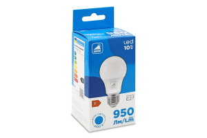 Лампа LED Секретні технології звичайна біла 10 Вт E27 NEW