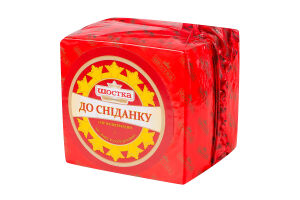 Сыр 30% полутвердый К завтраку Шостка кг