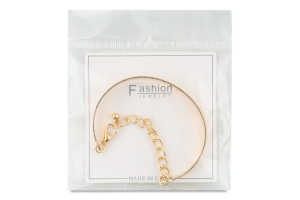 Браслет червоний метал металевий 18-20см FHF1615