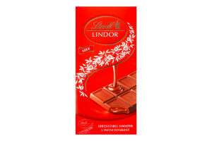Шоколад молочный Lindor Lindt к/у 100г