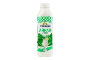 Айран 1.6% с огурцом и укропом Селянський п/бут 420г