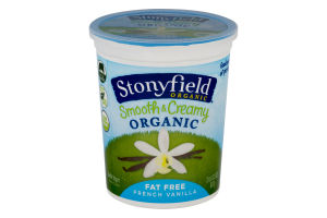 Stonyfield Organic Fat Free Smooth & Creamy French Vanilla