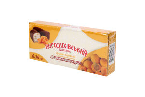Десерт сирк.в шок. глазурі БМЗ 6*36г 23% зі шматочк.кураги