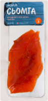 Сьомга нарізка Novus х/к в/у 100г