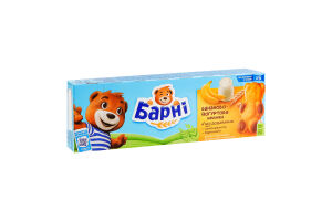 Пирожное бисквитное с бананово-йогуртовой начинкой Барні к/у 5х30г
