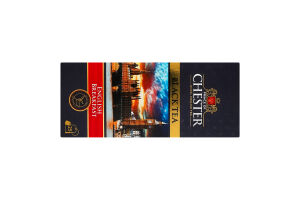 Бленд чаю чорного цейлонського байхового дрібного English breakfast Prince of Chester в/с к/у 25х2г