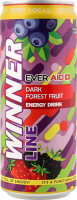 Напій енергетичний безалкогольний Winner Line Dark Forest Fruit середньогазований 330мл ж/б Ever Aid