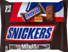 Батончики Snickers Minis шоколадні
