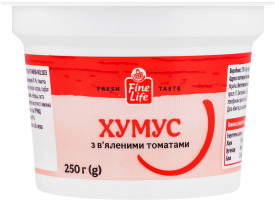 Хумус з в'яленими томатами Fine Life ст 250г