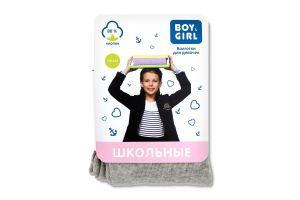 Колготи дитячі Boy&Girl №434 116-122 світло-сірий