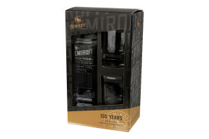 Набір Горілка особлива Де Люкс 40% 0,7л+2чарки Немірофф