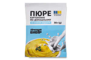 Пюре картопляне зі смаком вершків По-домашньому Зірковий вибір м/у 30г