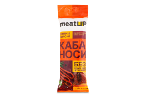 Снеки мясные со свининой Кабаносы MeatUP в/к м/у 70г