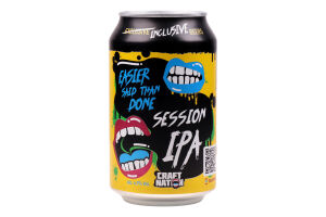 Пиво 330мл 4.9% світле фільтроване пастеризоване Session IPA Craft Nation з/б
