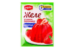 Желе со вкусом клубники Мрія м/у 78г