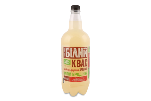 Напиток брожения хлебный пастеризованный газированный Белый Квас Тарас п/бут 1.5л