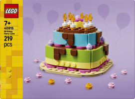 Конструктор для детей от 7лет №40815 Birthday party cake Lego 219эл