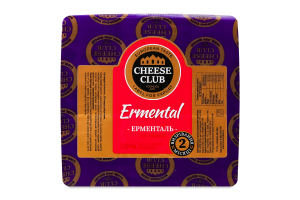 Сир 50% твердий 2 місяці визрівання Ерменталь Cheese Club кг