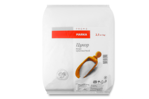 Сахар белый кристаллический Marka Promo м/у 2.5кг