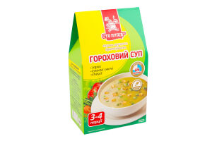 Суп удобного приготовления гороховый Сто пудів к/у 241г