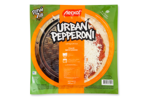 Піца "Urban Pepperoni" зам IQF (пл п/е 0,45 кг, г/я 3,6 кг, Легко)