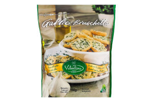 Брускета з часником та петрушкою Valentina Snacks д/п 150г