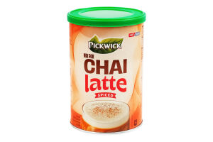 Напиток растворимый на основе черного чая Chai latte spiced Pickwick ж/б 240г