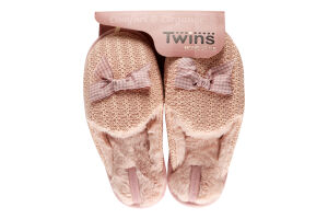 Капці-напівчешки домашні жіночі Twins №6102 38-39 рожевий