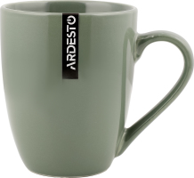 Чашка Capri 320мл зелена порцеляна Ardesтo