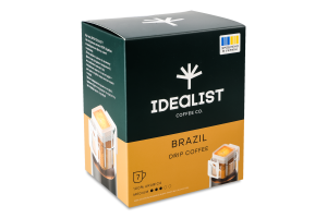 Кава натуральна мелена в дріп-пакеті Бразилія Idealist Coffee Co к/у 7х12г