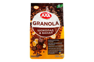 Мюсли медовые Шоколад&Банан Granola Axa м/у 330г