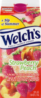Welch's Fruit Juice Cocktail Strawberry Peach