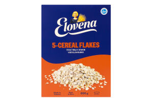 Хлопья из цельного зерна 5 злаков Elovena к/у 600г