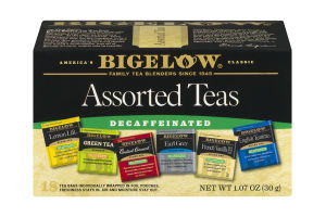 Bigelow Assorted Teas Decaffeinated Tea - 18 CT