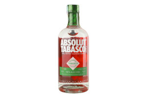 Горілка 700мл 38% ароматизована зі смаком перцю чилі Табаско Absolut пл