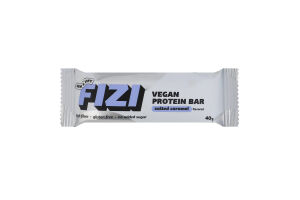 Батончик протеїновий в глазурі з начинкою зі смаком карамелі та арахісом з підсолоджувачами Salted caramel Fizi м/у 40г