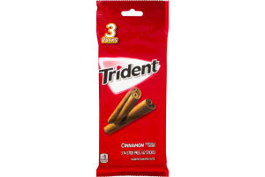 Trident Sugar Free Gum Cinnamon - 3 PK