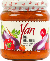 Икра баклажанная стерилизованная Yan с/б 470г