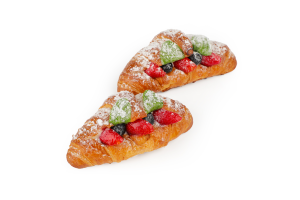 Круасан із маскарпоне та фруктами 120г