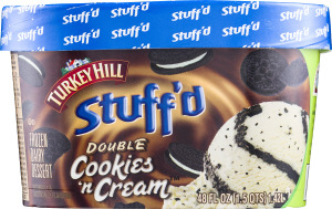 Turkey Hill Stuff'd Frozen Dairy Dessert Double Cookies 'n Cream