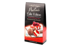 Тістечко-праліне Полуничний чізкейк в молочному шоколаді 148г Метр Трюффо