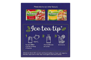 Напиток фруктово-травяной ассорти с кусочками фруктов и специями Variation blue Fruit fusion Pickwick к/у 20шт