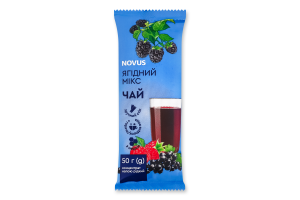 Чай концентр. ягідний мікс Novus 50г