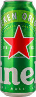 Пиво 500мл 5% светлое фильтрованное пастеризованное Original Heineken ж/б